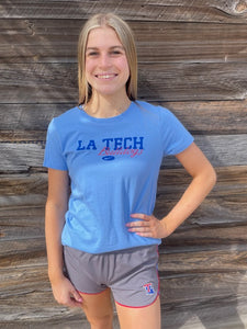 LA Tech Womens Light Blue Nike Core T-Shirt