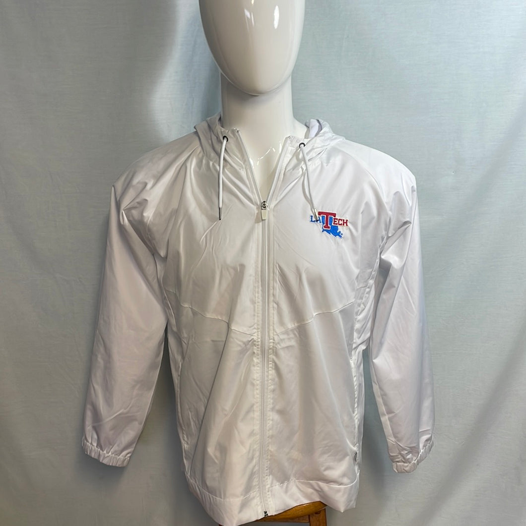 La Tech White Windbreaker