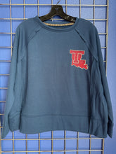 La Tech Womens Navy Slouchy Crew