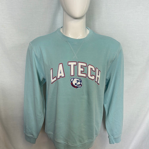 La Tech Sky Blue Vintage Crew