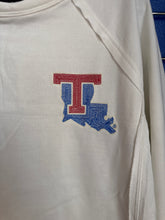La Tech Womens Cream Slouchy Crew