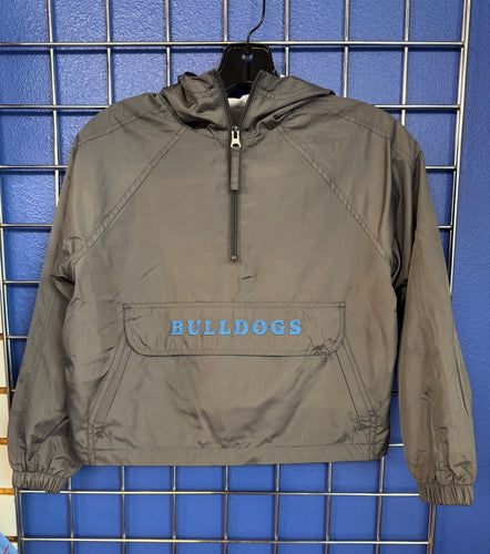 La Tech Youth Grey Bulldog Windbreaker
