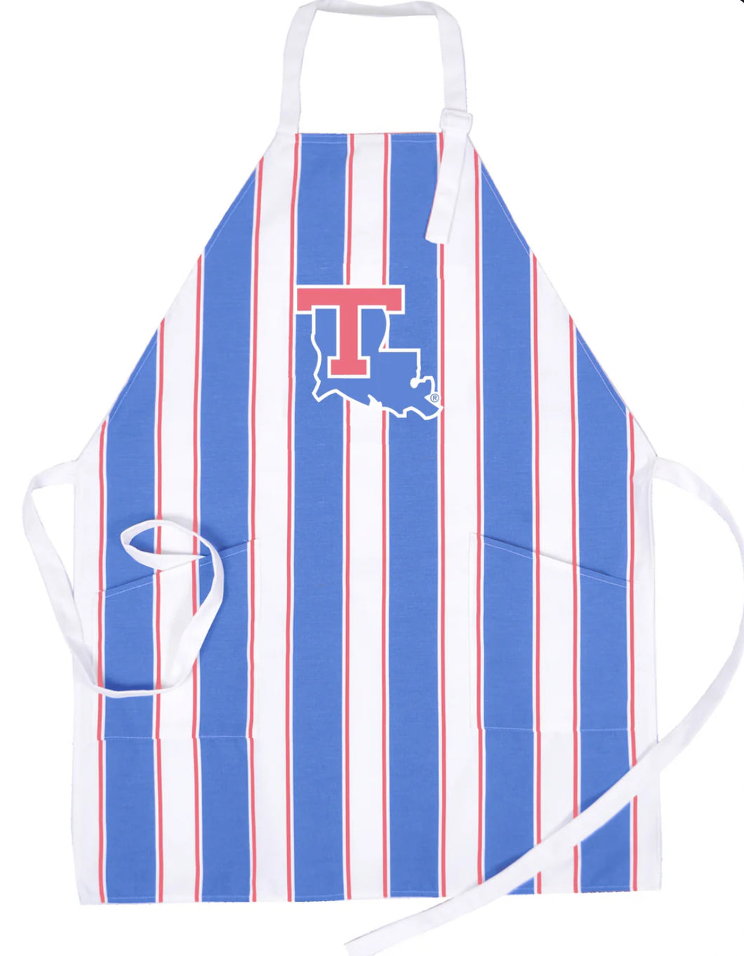 La Tech Striped Apron