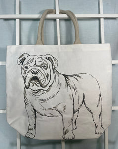 LaTech Royal Standard Bulldog Tote