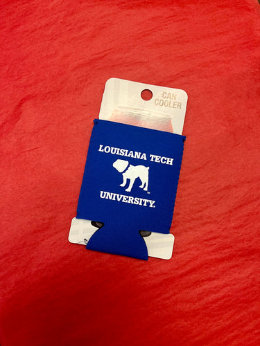 LA Tech Royal Blue Can Cooler