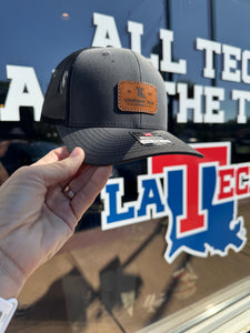 La Tech Leather Patch Trucker Hat