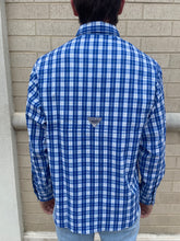 La Tech Mens Royal Tamiami Long Sleeve Shirt