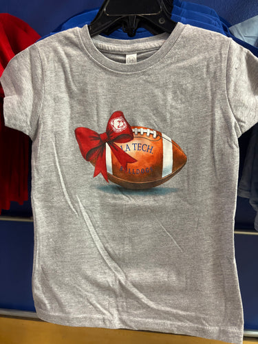 La Tech Gray Football Youth Tee