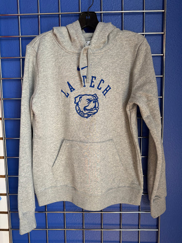 La Tech Womans Gray Fleece Hoodie