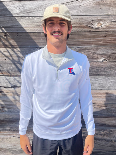 La Tech Omni Wick White Pullover