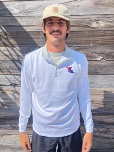 La Tech Omni Wick White Pullover