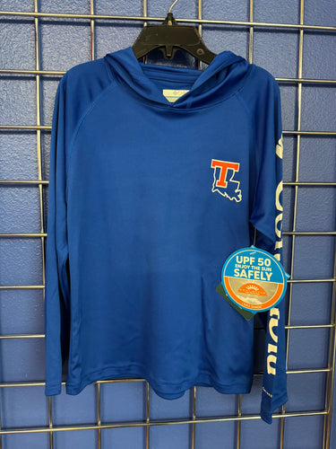 La Tech Youth Blue Dri-fit Hoodie