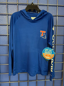 La Tech Youth Blue Dri-fit Hoodie