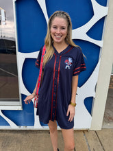 La Tech Womens Sequin Baseball Dress