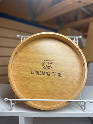 La Tech Bamboo Tray