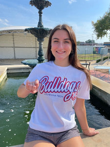 La Tech Bulldogs Cruiser Tee White