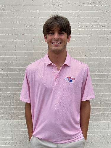 La Tech Mens Red Pike Polo