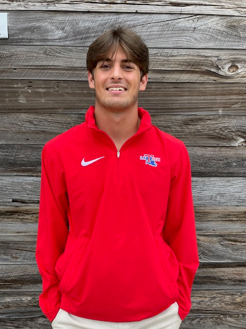 La Tech Men's Red Quarter Zip