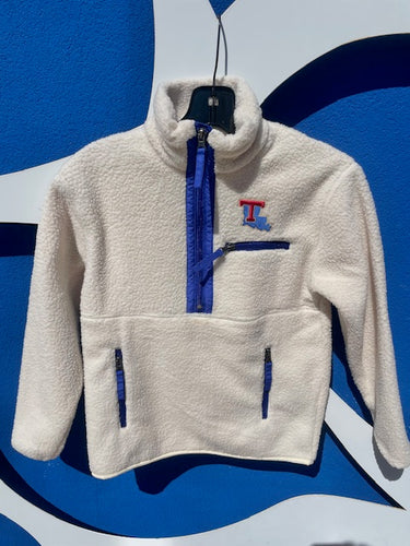 La Tech Youth Oat Pebble Fleece