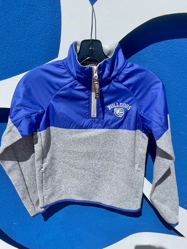 La Tech Youth Royal Heather 1/4 Zip