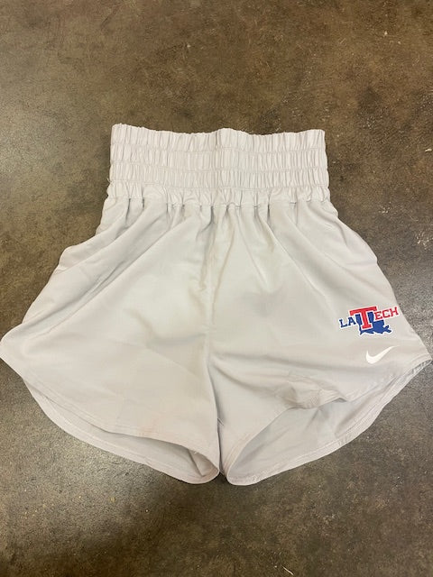 La Tech Womens Ultra High Waisted Shorts - Iron