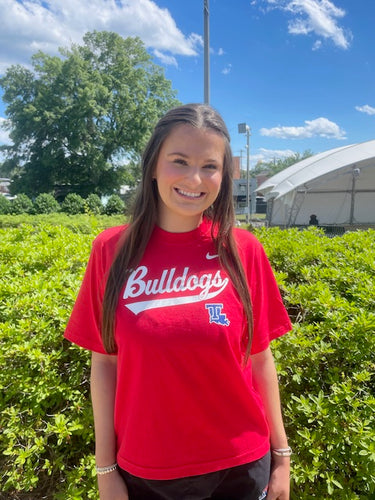 La Tech Womens Red Boxy Tee