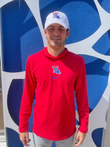La Tech Dri-Fit Red LS Hoodie