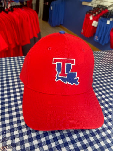 La Tech Red Stretch Fit Hat