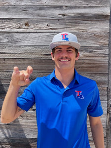 La Tech Mens Royal Omni Wick Drive Polo