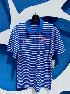 La Tech Mens Royal Loyal Stripe Polo