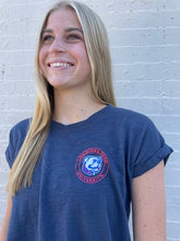 La Tech Womens Navy Fantasy Tee