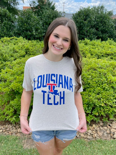 La Tech Oatmeal Go To Tee