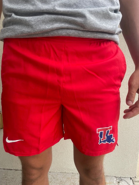 La Tech Mens Nike Victory Shorts - Red