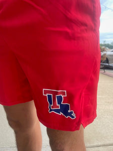 La Tech Mens Nike Victory Shorts - Red