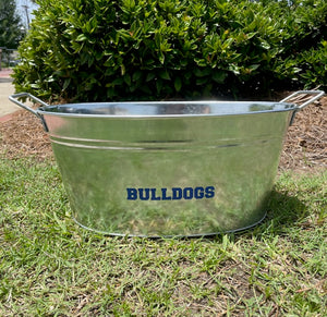 Bulldogs Silver Drink Tub