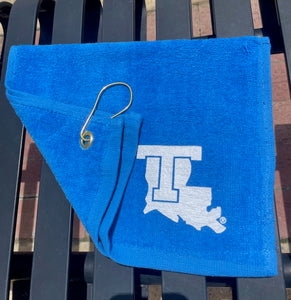 La Tech Blue Golf Towel