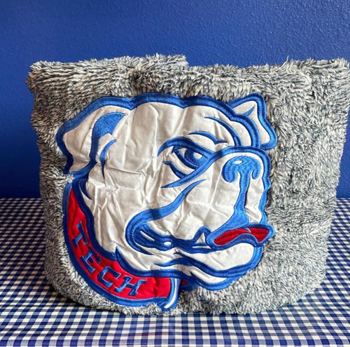 La Tech Blue Bulldog Throw