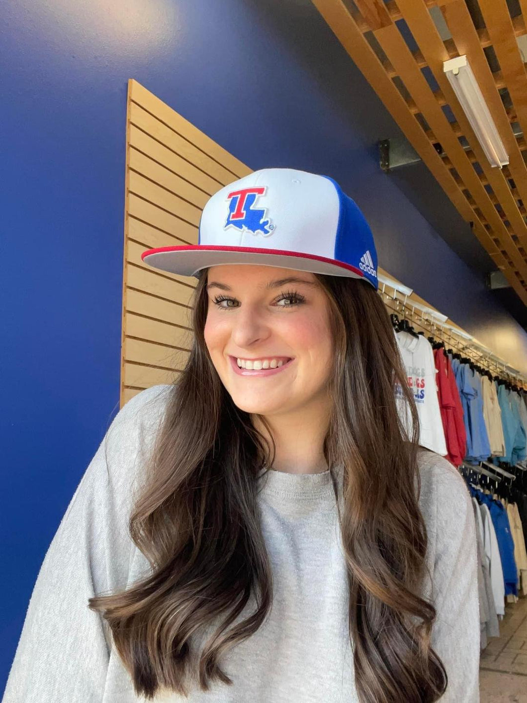 La Tech Adidas Baseball Hat