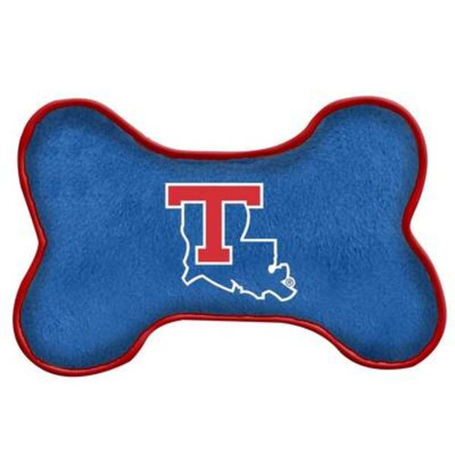 LA Tech Squeaker Bone Toy