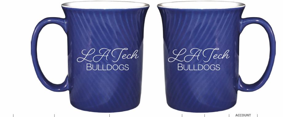 La Tech Blue Ripple Mug