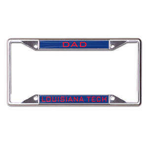 "Dad" Louisiana Tech license plate frame
