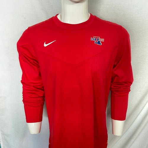 La Tech Red Nike Coach Crew