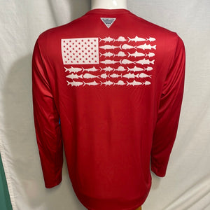 La Tech Red Terminal Tackle Flag Shirt